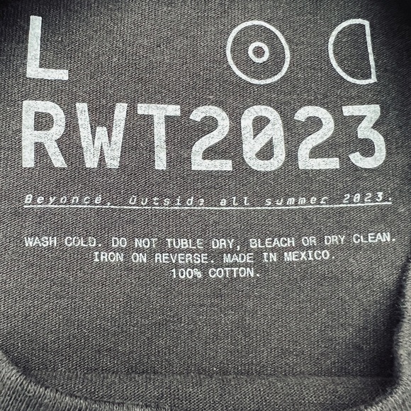 Beyoncé Renaissance World Tour 2023 T-shirt Large - Picture 4 of 4
